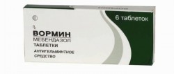 Вормин табл. 100 мг 6 шт.