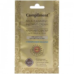 Крем для лица и тела Compliment автозагар для светлой кожи 15 мл