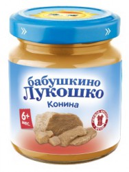 Пюре Бабушкино лукошко конина с 6 мес 100 г