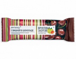 Батончик 55 г Фрутилад вишня в шоколаде