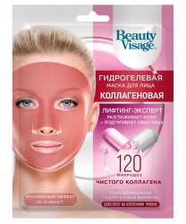 Маска для лица гидрогелевая, Beauty visage (Бьюти визаж) 38 г №1 коллагеновая