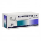 Меркаптопурин, табл. 50 мг №25