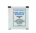 Борная кислота, порошок для наружного применения 10 г 1 шт