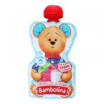 Пюре, Bambolina (Бамболина) 90 г яблоко малина сливки с 6 мес. дой-пак