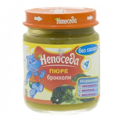 Пюре Непоседа брокколи без сахара с 4 мес 100 г