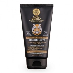 Скраб для лица Натура Сиберика Энергия тигра мужской освежающий 150 мл