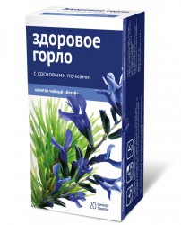 Чайный напиток, фильтр-пакет 2 г 20 шт Чайный напиток Алтай Здоровое горло с сосновыми почками