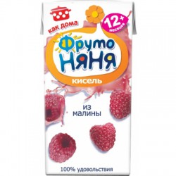 Кисель, Фрутоняня 200 мл малина с 12 мес